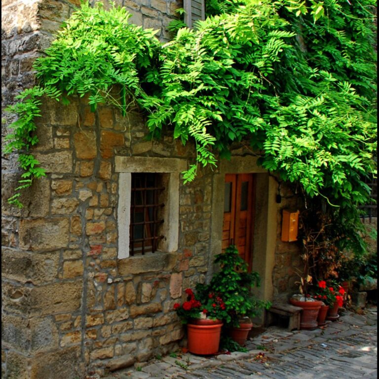 Grožnjan, a historic hilltop town in Istria, Croatia, known for art, music, and medieval charm.